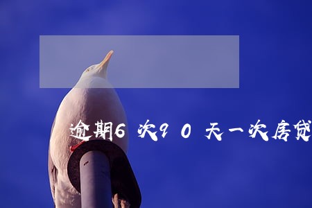 逾期6次90天一次房贷下不来 逾期6次90天一次房贷下不来