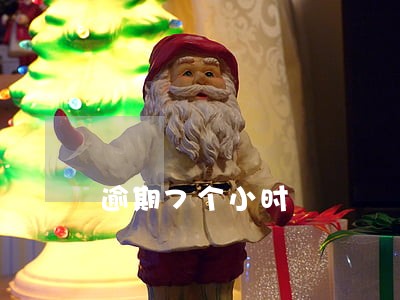 逾期7个小时 逾期7个小时