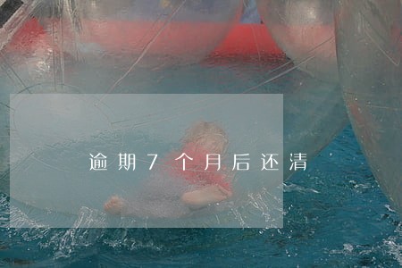 逾期7个月后还清 逾期7个月后还清