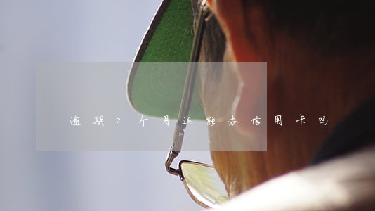 逾期7个月还能办信用卡吗