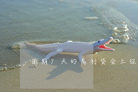 逾期7天的高利贷会上征信吗 逾期7天的高利贷会上征信吗