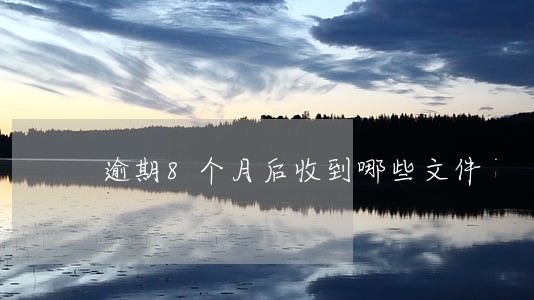 逾期8个月后收到哪些文件 逾期8个月后收到哪些文件