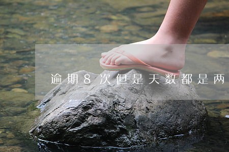 逾期8次但是天数都是两三天 逾期8次但是天数都是两三天