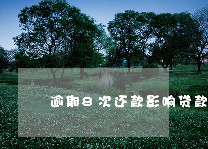 逾期8次还款影响贷款吗
