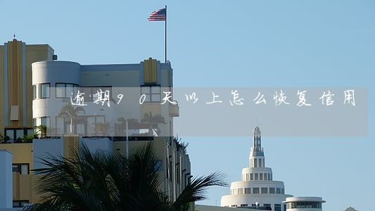 逾期90天以上怎么恢复信用