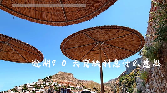 逾期90天贷款利息什么意思 逾期90天贷款利息什么意思