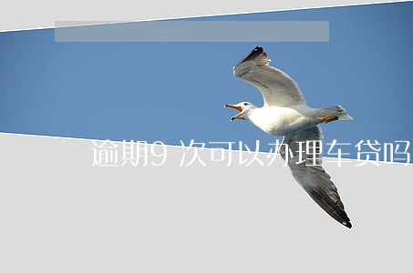 逾期9次可以办理车贷吗 逾期9次可以办理车贷吗