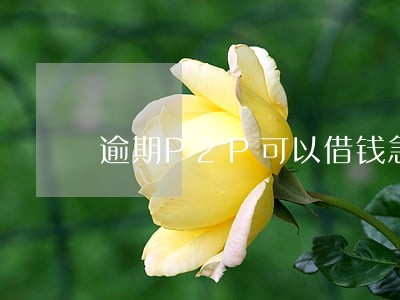 逾期P2P可以借钱急用啊 逾期P2P可以借钱急用啊