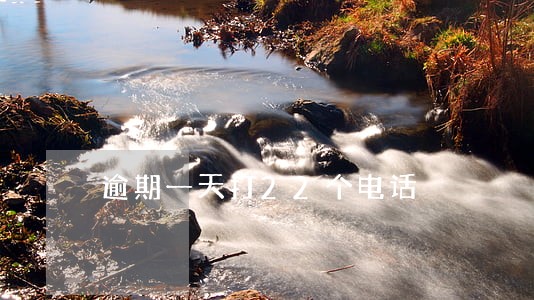 逾期一天打22个电话 逾期一天打22个电话