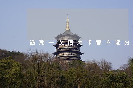 逾期一次信用卡都不能分期 逾期一次信用卡都不能分期