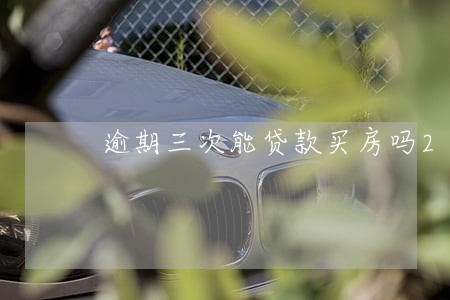 逾期三次能贷款买房吗2019 逾期三次能贷款买房吗2019