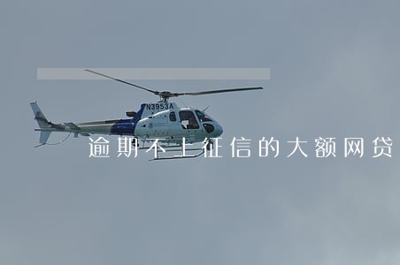 逾期不上征信的大额网贷 逾期不上征信的大额网贷