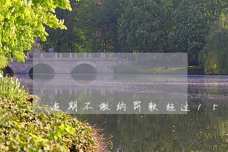 逾期不缴纳罚款超过15天 逾期不缴纳罚款超过15天