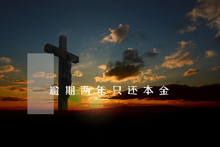 逾期两年只还本金 逾期两年只还本金