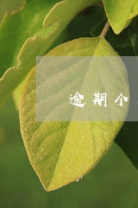 逾期个人信用信息基础数据库 逾期个人信用信息基础数据库