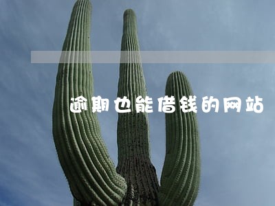 逾期也能借钱的网站 逾期也能借钱的网站