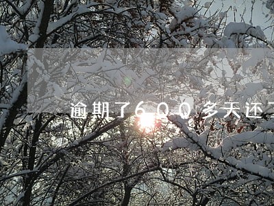 逾期了600多天还了多久恢复 逾期了600多天还了多久恢复