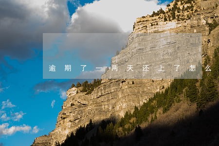 逾期了一两天还上了怎么办 逾期了一两天还上了怎么办