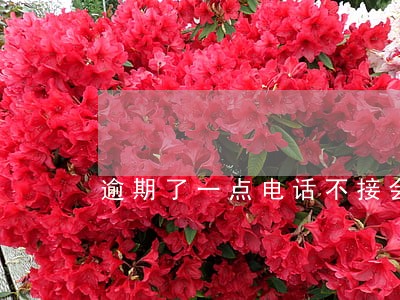 逾期了一点电话不接会怎样 逾期了一点电话不接会怎样