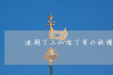 逾期了上征信了有补救措施吗 逾期了上征信了有补救措施吗