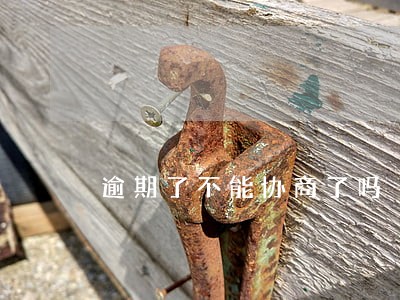 逾期了不能协商了吗 逾期了不能协商了吗