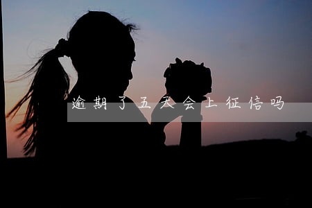 逾期了五天会上征信吗 逾期了五天会上征信吗