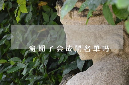 逾期了会成黑名单吗 逾期了会成黑名单吗