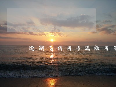 逾期了信用卡还能用不