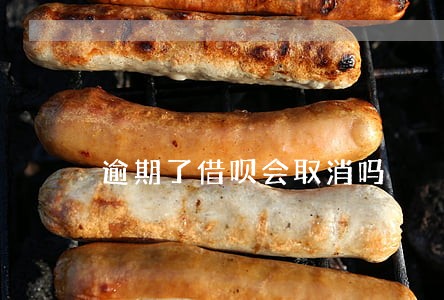 逾期了借呗会取消吗