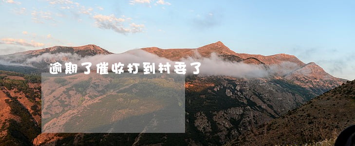 逾期了催收打到村委了 逾期了催收打到村委了