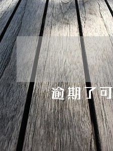 逾期了可以办信用卡