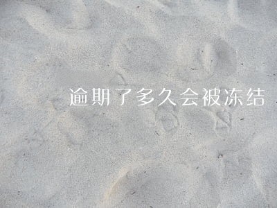 逾期了多久会被冻结 逾期了多久会被冻结