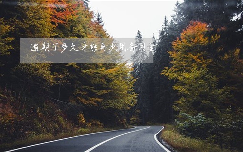 逾期了多久才能再次用备用金 逾期了多久才能再次用备用金