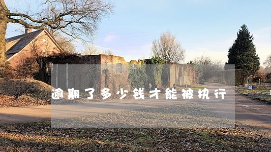 逾期了多少钱才能被执行 逾期了多少钱才能被执行