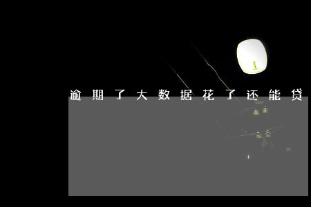 逾期了大数据花了还能贷款吗 逾期了大数据花了还能贷款吗