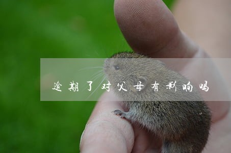 逾期了对父母有影响吗