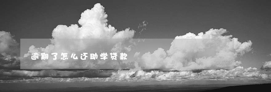 逾期了怎么还助学贷款 逾期了怎么还助学贷款