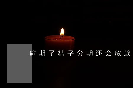 逾期了桔子分期还会放款吗 逾期了桔子分期还会放款吗