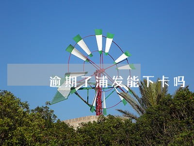 逾期了浦发能下卡吗 逾期了浦发能下卡吗