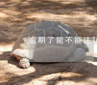 逾期了能不能注销 逾期了能不能注销