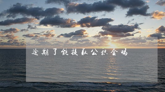 逾期了能提取公积金吗