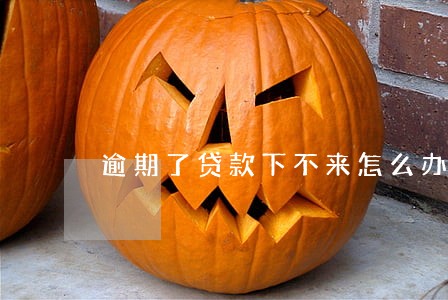 逾期了贷款下不来怎么办 逾期了贷款下不来怎么办