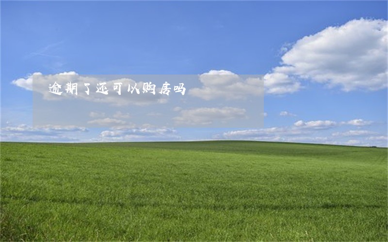 逾期了还可以购房吗 逾期了还可以购房吗