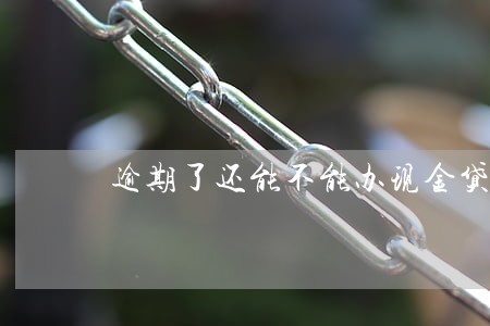 逾期了还能不能办现金贷 逾期了还能不能办现金贷