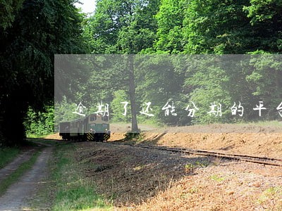 逾期了还能分期的平台 逾期了还能分期的平台
