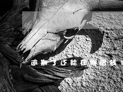 逾期了还能在哪借钱1万 逾期了还能在哪借钱1万