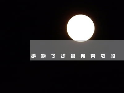 逾期了还能用网贷吗 逾期了还能用网贷吗