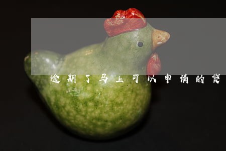 逾期了马上可以申请的贷款 逾期了马上可以申请的贷款
