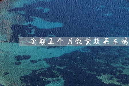 逾期五个月能贷款买车吗 逾期五个月能贷款买车吗