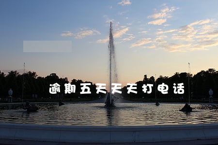 逾期五天天天打电话